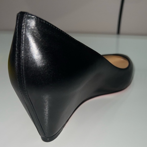 Christian Louboutin Pipina 55 Shinny in Black - Picture 5 of 12